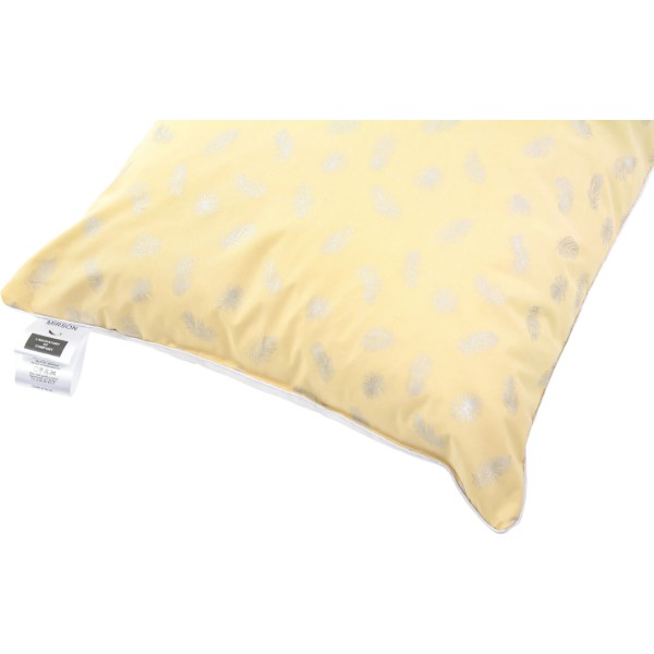 Фото - Подушка стандартная MirSon №1800 Bio-Beige 90% пух мягкая 50х70 см (2200003011753)
